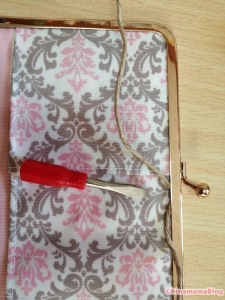 【ハンドメイド】がま口手帳ケース_作り方12