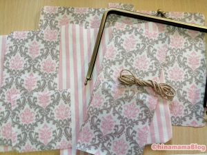 【ハンドメイド】がま口手帳ケース_材料