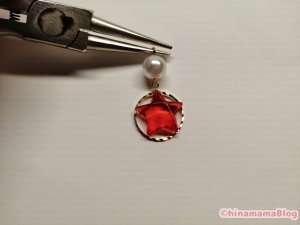【ハンドメイド】キッズイヤリング作り方10-20191014