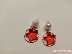 【ハンドメイド】キッズイヤリング作り方11-20191014