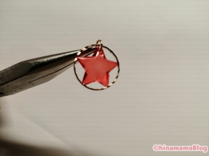 【ハンドメイド】キッズイヤリング作り方2-20191014