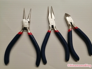 【ハンドメイド】キッズイヤリング使用する道具-20191014
