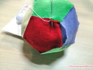 【ハンドメイド】フェルトを縫い閉じる